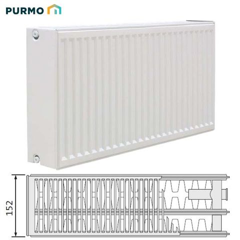 Panelový radiátor Purmo Ventil Compact VKO 33 600x1200